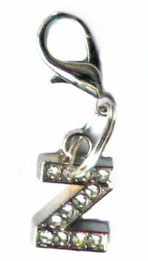 A-Z Crystal Letter Pet Charms
